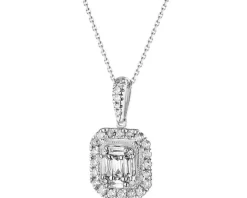 Apart Zawieszka z białego złota z diamentami - 0,35 ct - próba 585