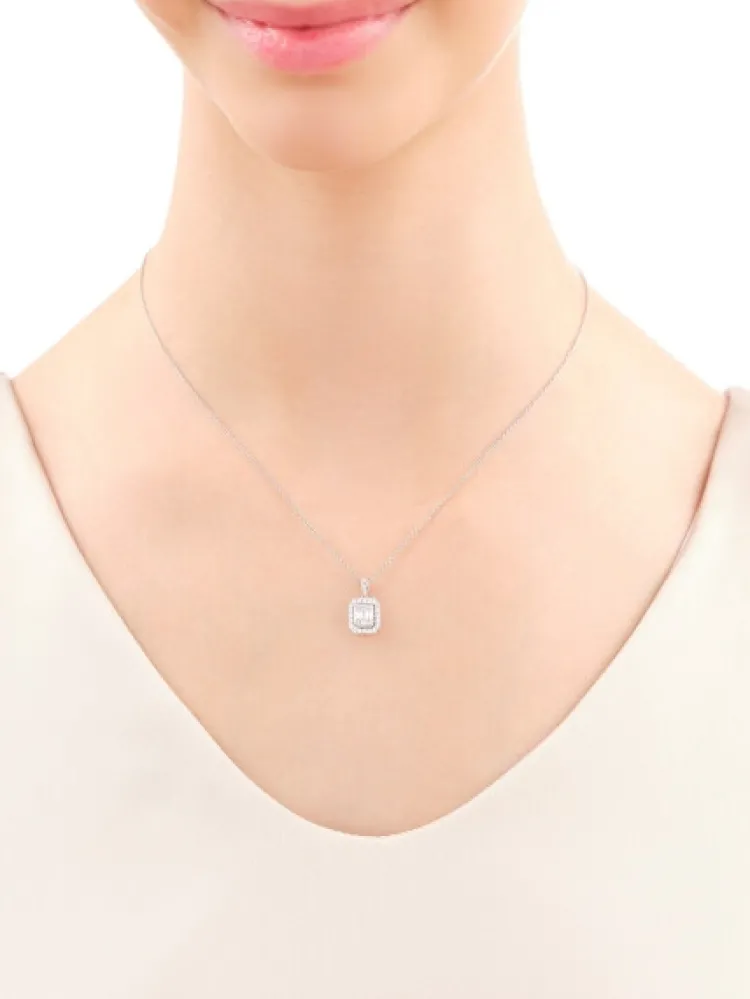 Apart Zawieszka z białego złota z diamentami - 0,35 ct - próba 585
