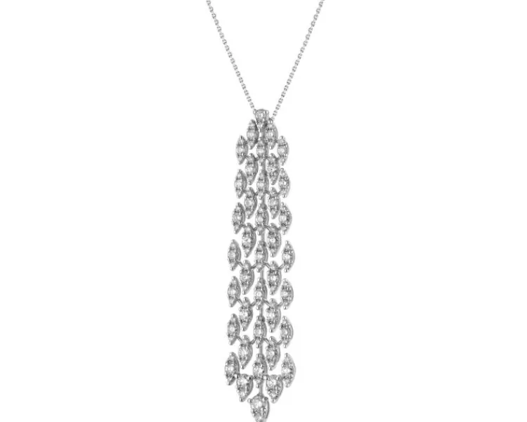 Best Apart Zawieszka z białego złota z brylantami - 2,73 ct - próba 750