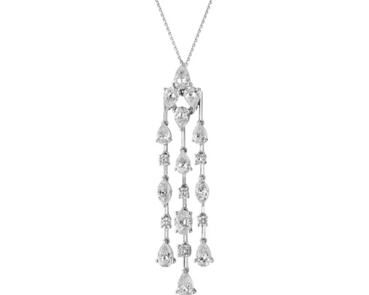 Apart Zawieszka z białego złota z diamentami - 3,85 ct - próba 750< Zawieszki