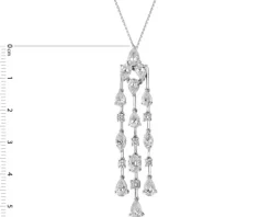 Apart Zawieszka z białego złota z diamentami - 3,85 ct - próba 750< Zawieszki
