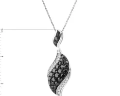 Apart Zawieszka z białego złota z brylantami - 0,54 ct - próba 585< Zawieszki