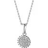 Apart Zawieszka z białego złota z diamentami - 0,11 ct - próba 585< Zawieszki