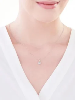 Apart Zawieszka z białego złota z diamentami - 0,11 ct - próba 585< Zawieszki