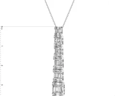 Apart Zawieszka z białego złota z diamentami - 0,91 ct - próba 750< Zawieszki