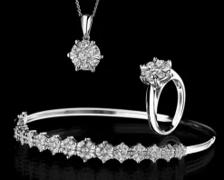 Apart Zawieszka z białego złota z brylantami - 0,06 ct - próba 585< Zawieszki