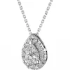 Hot Apart Zawieszka z białego złota z diamentami - 0,56 ct - próba 750