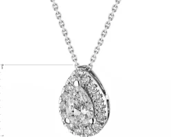 Hot Apart Zawieszka z białego złota z diamentami - 0,56 ct - próba 750