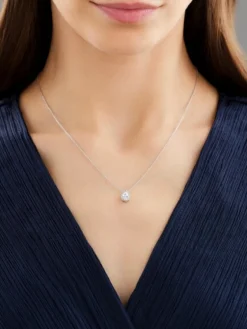 Hot Apart Zawieszka z białego złota z diamentami - 0,56 ct - próba 750