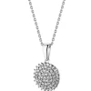 Hot Apart Zawieszka z białego złota z brylantami - 0,32 ct - próba 585