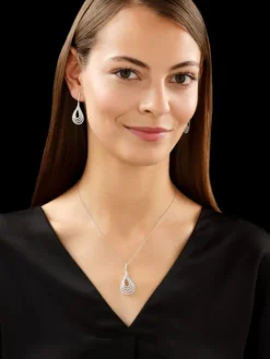 Apart Zawieszka z białego złota z brylantami - 0,79 ct - próba 585< Wszystkie