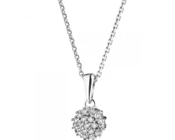 Apart Zawieszka z białego złota z diamentami - 0,05 ct - próba 585< Zawieszki