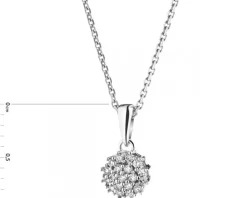 Apart Zawieszka z białego złota z diamentami - 0,05 ct - próba 585< Zawieszki