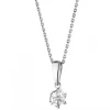 Hot Apart Zawieszka z białego złota z brylantem - 0,19 ct - próba 585
