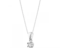 Apart Zawieszka z białego złota z brylantem - 0,05 ct - próba 585< Zawieszki