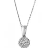 Apart Zawieszka z białego złota z diamentami - 0,09 ct - próba 585< Zawieszki