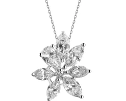 Apart Zawieszka z białego złota z diamentami - kwiat - 1,89 ct - próba 750< Zawieszki