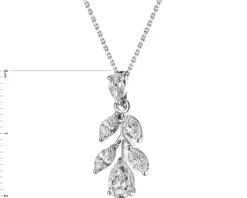 Apart Zawieszka z białego złota z diamentami - 1,20 ct - próba 750< Zawieszki