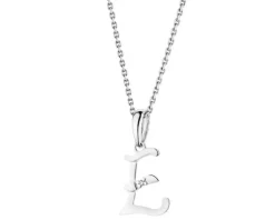Hot Apart Zawieszka z białego złota z diamentem - litera E - 0,004 ct - próba 585