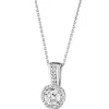 Clearance Apart Zawieszka z białego złota z brylantami - 0,42 ct - próba 750