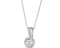 Clearance Apart Zawieszka z białego złota z brylantami - 0,42 ct - próba 750