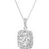 Apart Zawieszka z białego złota z diamentami - 0,72 ct - próba 585< Zawieszki