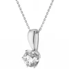 Online Apart Zawieszka z białego złota z brylantami - 0,52 ct - próba 750