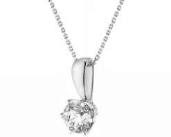Online Apart Zawieszka z białego złota z brylantami - 0,52 ct - próba 750