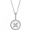 Discount Apart Zawieszka z białego złota z diamentami - 0,28 ct - próba 585