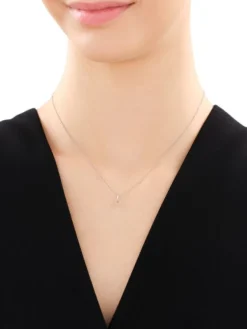 Apart Zawieszka z białego złota z diamentami - koło - 0,02 ct - próba 375< Zawieszki