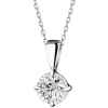 Apart Zawieszka z białego złota z brylantem - 0,08 ct - próba 585< Zawieszki