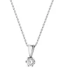 Apart Zawieszka z białego złota z brylantem - 0,16 ct - próba 750< Zawieszki