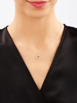 Apart Zawieszka z różowego złota z diamentami i morganitem - próba 585