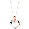 Apart Zawieszka z różowego złota z diamentem - serce - 0,002 ct - próba 585< Zawieszki