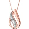 Apart Zawieszka z różowego złota z diamentem - 0,006 ct - próba 375< Zawieszki