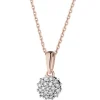Clearance Apart Zawieszka z różowego złota z diamentami - 0,05 ct - próba 585