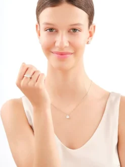 Clearance Apart Zawieszka z żółtego złota z brylantami - 0,35 ct - próba 585