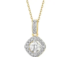 Apart Zawieszka z żółtego złota z brylantami - 0,29 ct - próba 585< Wszystkie