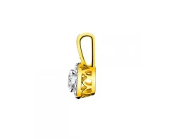 Hot Apart Zawieszka z żółtego złota z brylantami - 0,42 ct - próba 750