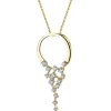 Apart Zawieszka z żółtego złota z brylantami - 0,29 ct - próba 585< Zawieszki