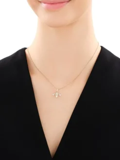 Online Apart Zawieszka z żółtego złota z brylantami - pszczółka - 0,13 ct - próba 585