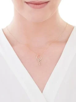 Apart Zawieszka z żółtego złota z brylantami - 0,33 ct - próba 585< Zawieszki