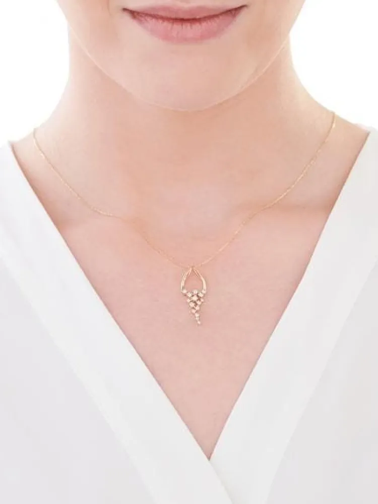 Apart Zawieszka z żółtego złota z brylantami - 0,33 ct - próba 585< Zawieszki