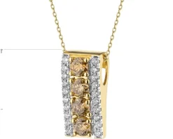 Apart Zawieszka z żółtego złota z brylantami - 0,96 ct - próba 585< Wszystkie