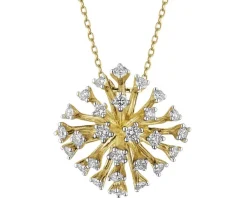Apart Zawieszka z żółtego złota z brylantami - 0,34 ct - próba 585< Wszystkie