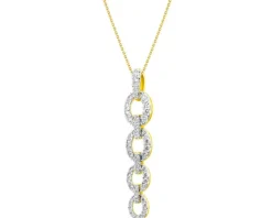 Best Apart Zawieszka z żółtego złota z brylantami - 0,75 ct - próba 585