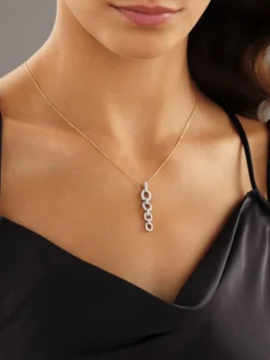 Best Apart Zawieszka z żółtego złota z brylantami - 0,75 ct - próba 585