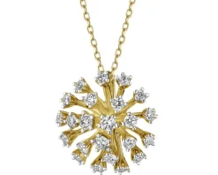 New Apart Zawieszka z żółtego złota z brylantami - 0,32 ct - próba 585