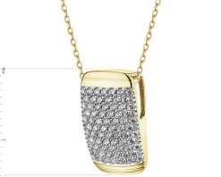 Apart Zawieszka z żółtego złota z brylantami - 0,30 ct - próba 585< Zawieszki