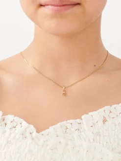 Online Apart Zawieszka z żółtego złota z brylantem - kot - 0,008 ct - próba 585